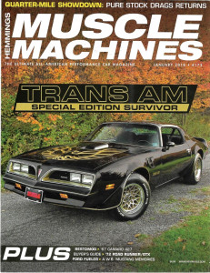 HEMMINGS MUSCLE MACHINES 2018 JAN - T/A SURVIVOR, '67 CAMARO 427, '72 RR/GTX